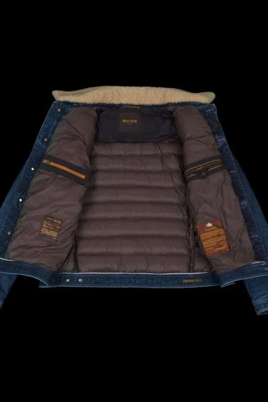 MooRER Jackets Men MONDORFUR104S Blue