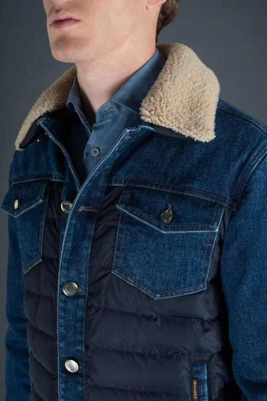 MooRER Jackets Men MONDORFUR104S Blue
