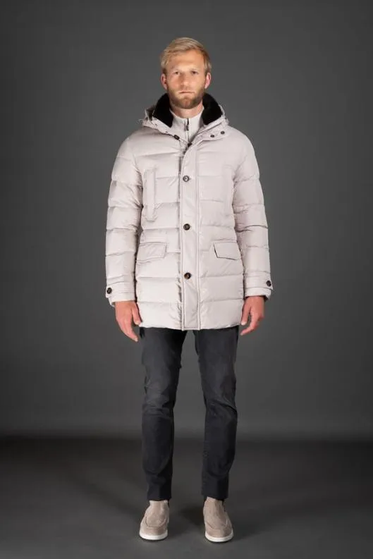 MooRER Jackets Men SATURNOSTP Pearl