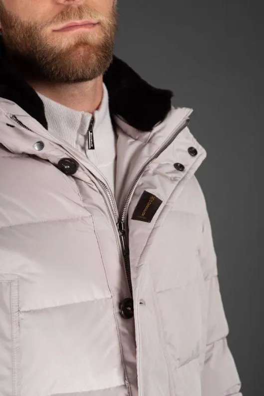 MooRER Jackets Men SATURNOSTP Pearl