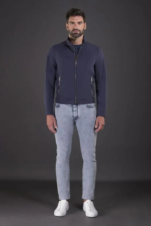 MooRER Jackets Men VANGIKN Indaco