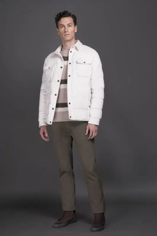 MooRER Jackets Men VETONVH Bianco