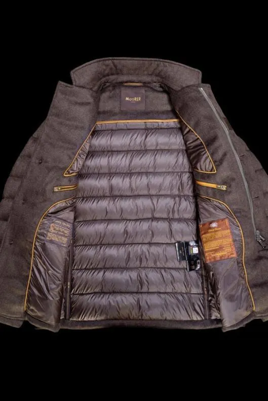 MooRER Jackets Men ZAYNLS9 Nut