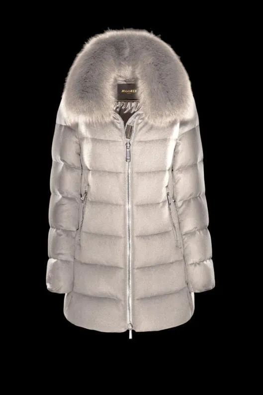 MooRER Jackets Women DORADOFURLS9 Mandorla