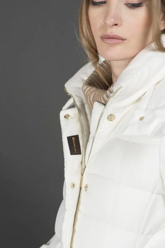 MooRER Jackets Women ERTABA1 Whitenatural