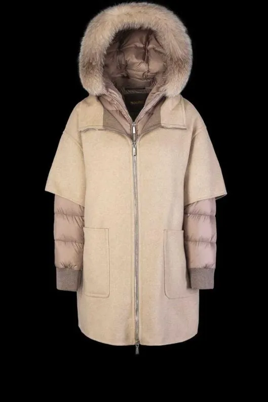 MooRER Jackets Women FABULACZI Almondnut