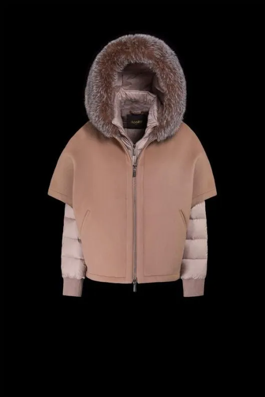 MooRER Jackets Women PEGASOCWR Nocciola