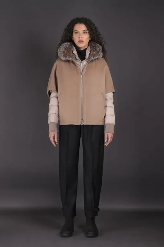 MooRER Jackets Women PEGASOCWR Nocciola