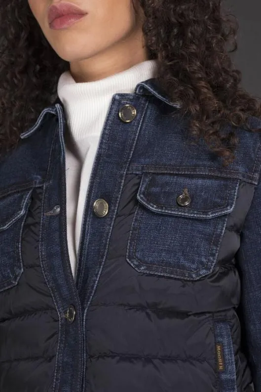 MooRER Jackets Women PETUNIA104H Blu