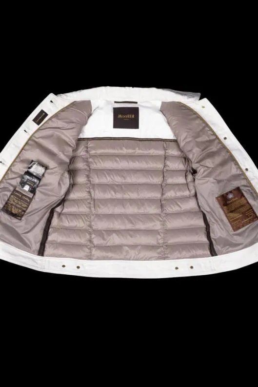 MooRER Jackets Women PETUNIA24P ECRU Ecru