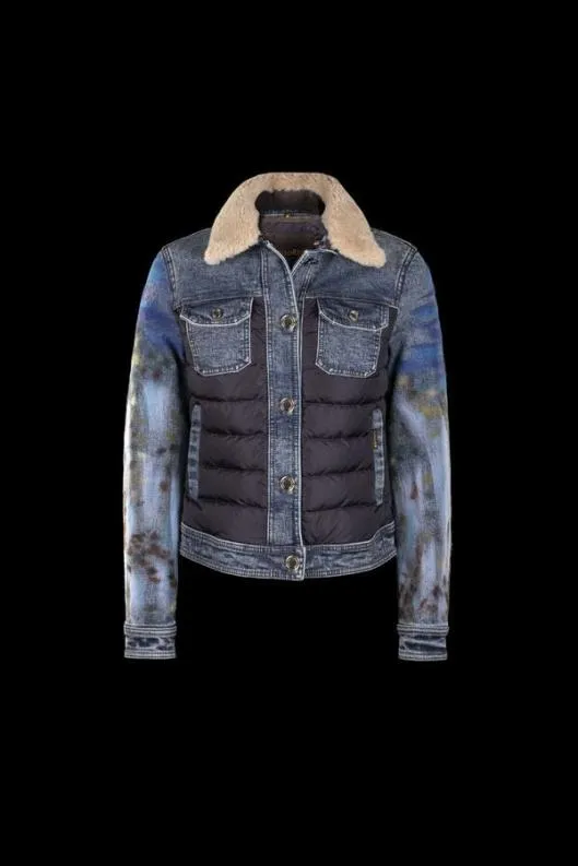 MooRER Jackets Women PETUNIAFUR104F Marmo Riserva