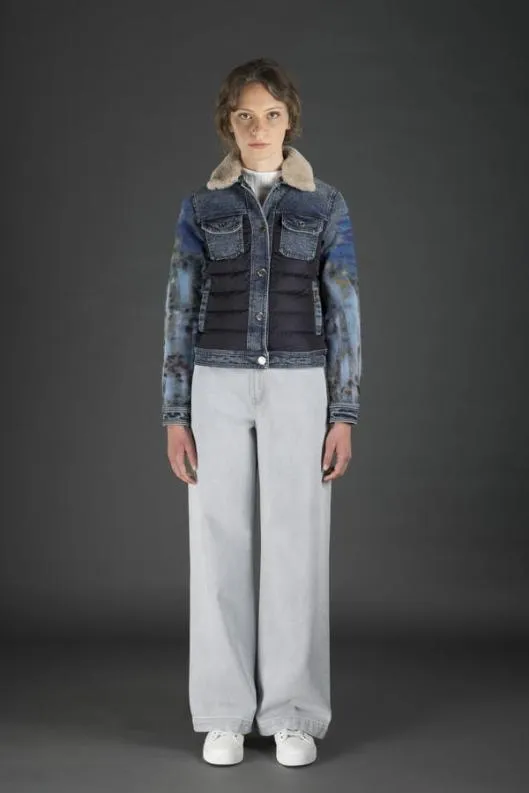 MooRER Jackets Women PETUNIAFUR104F Marmo Riserva