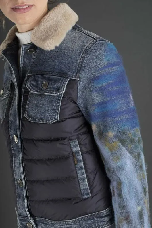 MooRER Jackets Women PETUNIAFUR104F Marmo Riserva