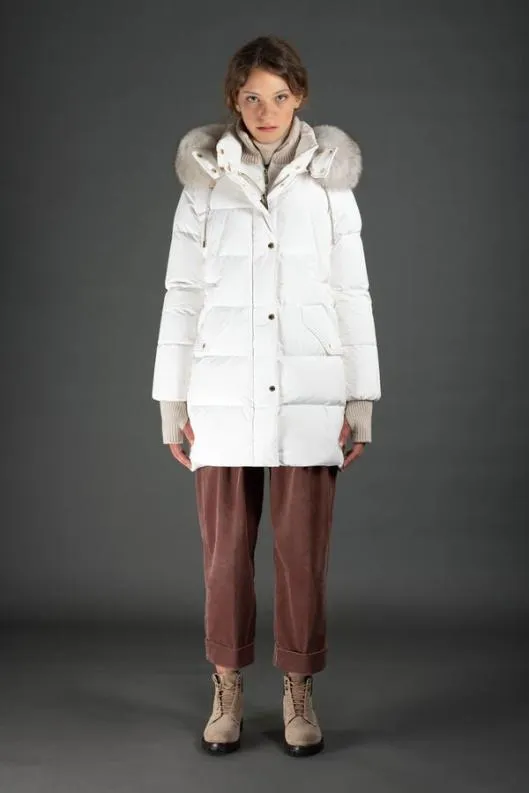 MooRER Jackets Women TALASSASTP Blanc