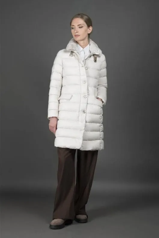MooRER Jackets Women VETIVERS3 Ivory