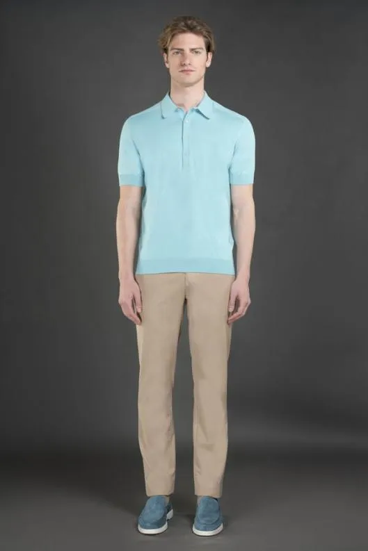 MooRER Knitwear Men ACTONSI5 Caribbeanturquoise