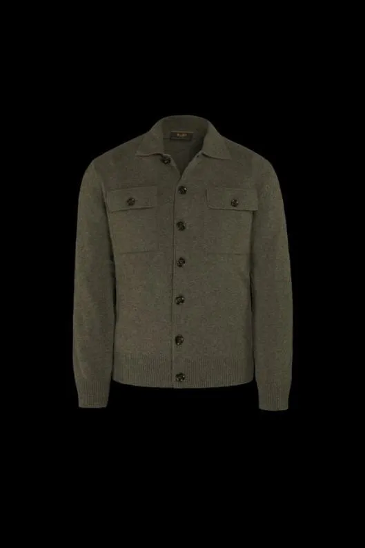 MooRER Knitwear Men ALLYNWS3 Militare