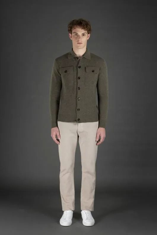 MooRER Knitwear Men ALLYNWS3 Militare
