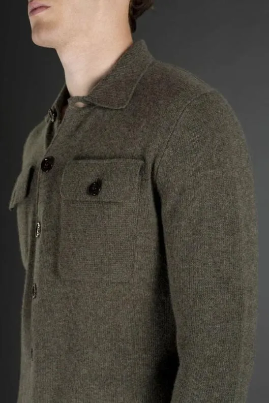 MooRER Knitwear Men ALLYNWS3 Militare