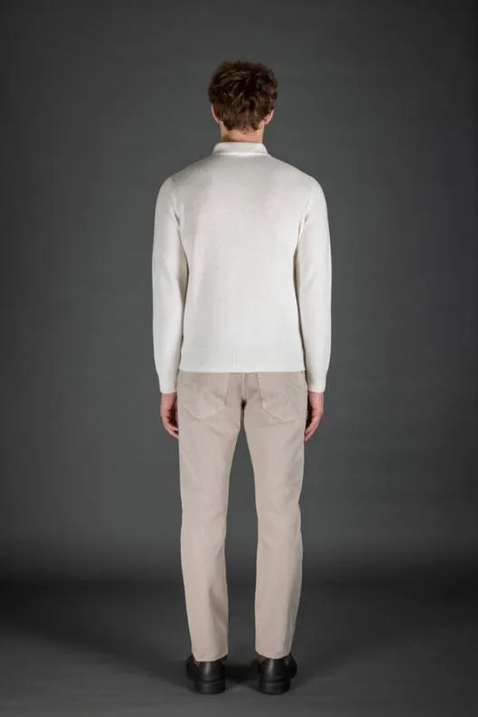 MooRER Knitwear Men ALLYNWS3 Milk