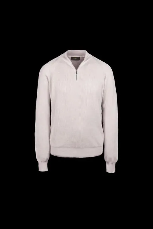 MooRER Knitwear Men BASOLICSP Mandorla