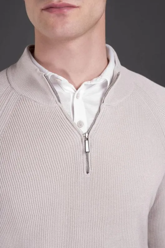 MooRER Knitwear Men BASOLICSP Mandorla