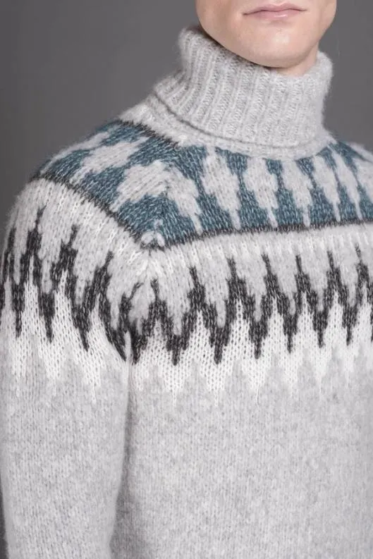 MooRER Knitwear Men DACREPAY Grigiochiaro