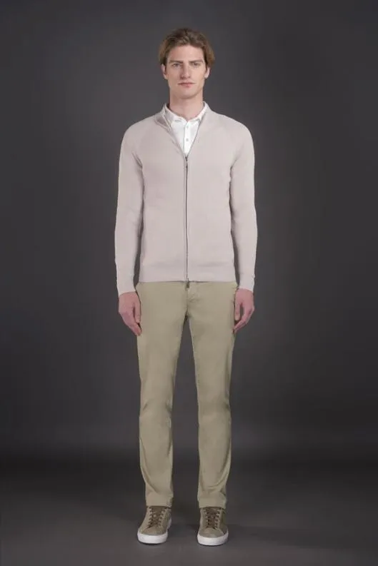 MooRER Knitwear Men DEANCSP Mandorla