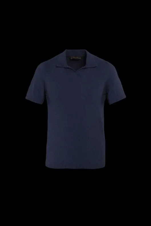 MooRER Knitwear Men DUDEROSPG Navy