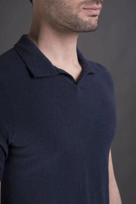 MooRER Knitwear Men DUDEROSPG Navy
