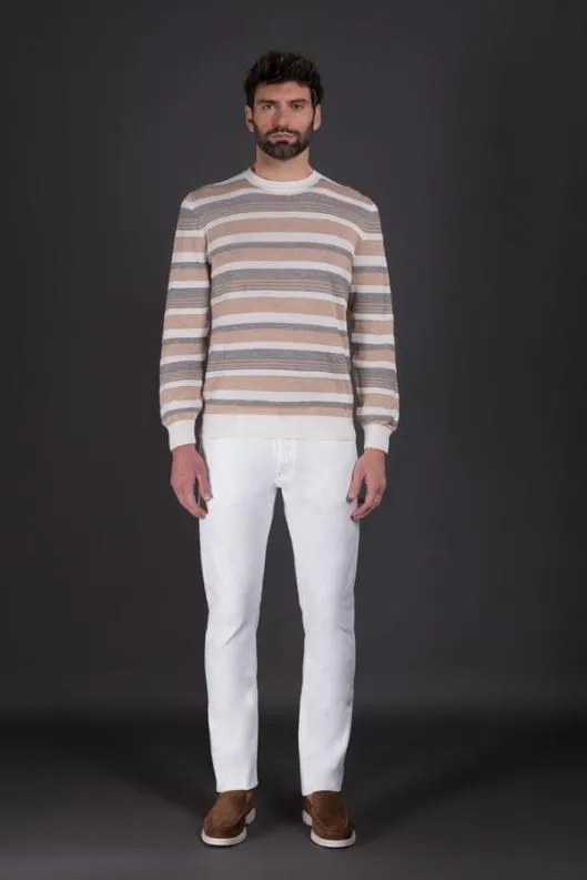 MooRER Knitwear Men ELMERRHA Deserto