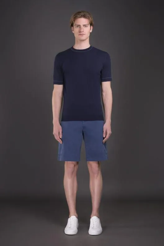 MooRER Knitwear Men JAIROCRE Navyindaco