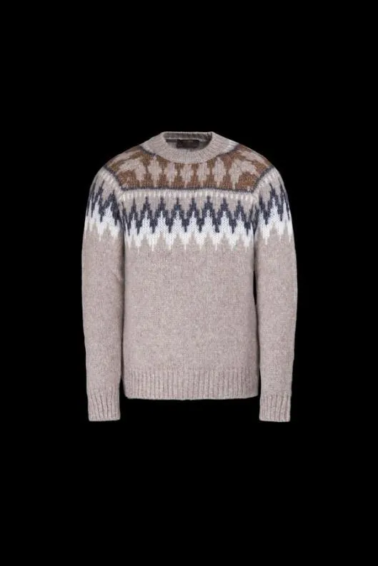 MooRER Knitwear Men KEMPPAY Beige
