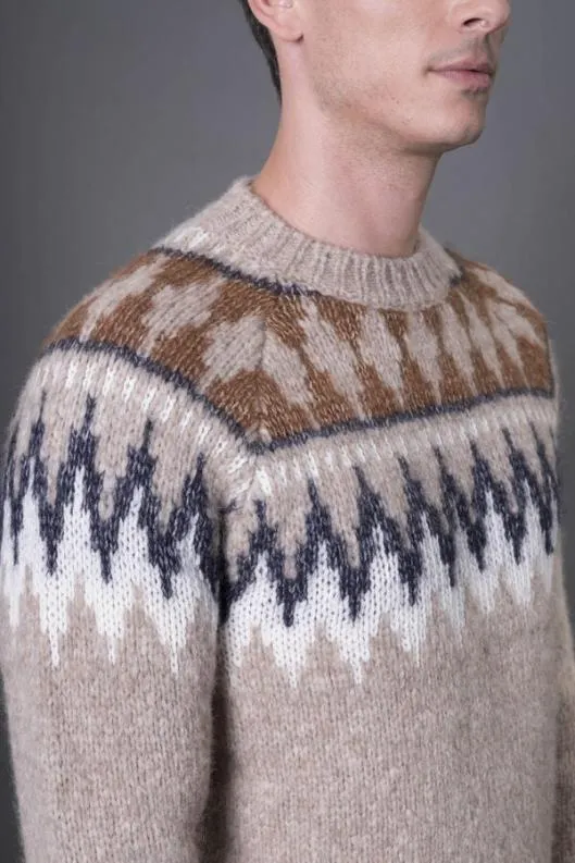MooRER Knitwear Men KEMPPAY Beige