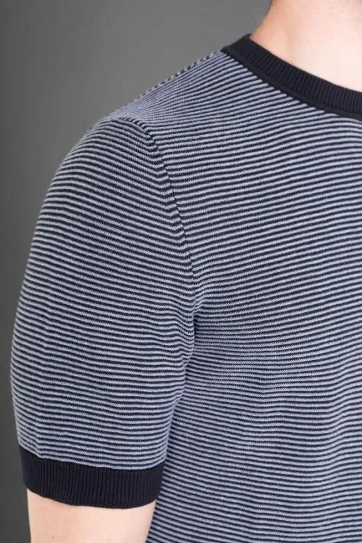 MooRER Knitwear Men MOSESRHC Lightdenim
