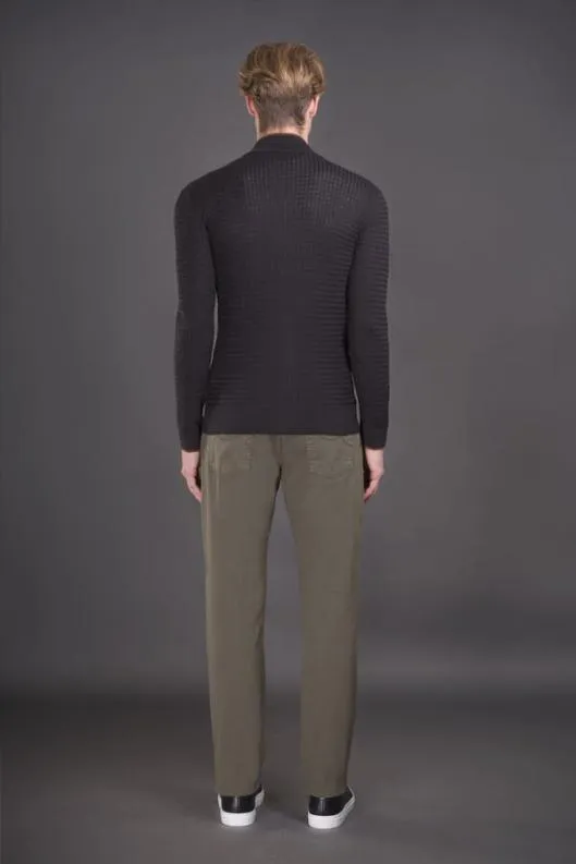 MooRER Knitwear Men ORSONKIB Nerowhisky