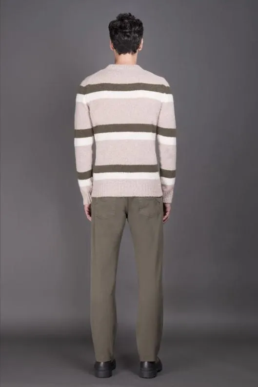 MooRER Knitwear Men ORVIETOEXR Mandorla