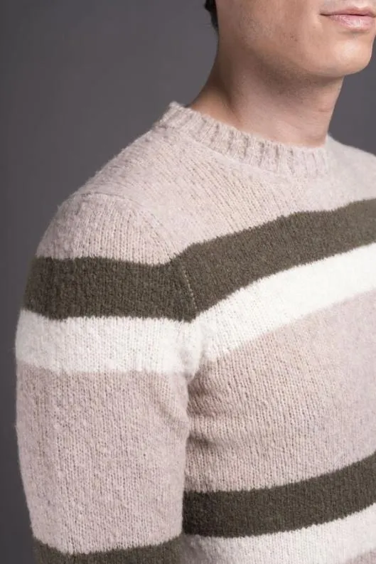 MooRER Knitwear Men ORVIETOEXR Mandorla