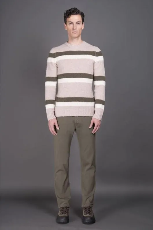 MooRER Knitwear Men ORVIETOEXR Mandorla