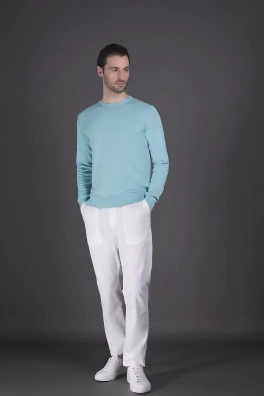 MooRER Knitwear Men ORVIETOSI5 Caribbeanturquoise