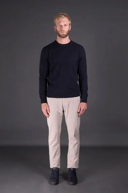 MooRER Knitwear Men ORVIETOWS5 Navy