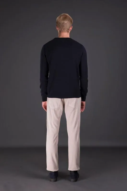MooRER Knitwear Men ORVIETOWS5 Navy