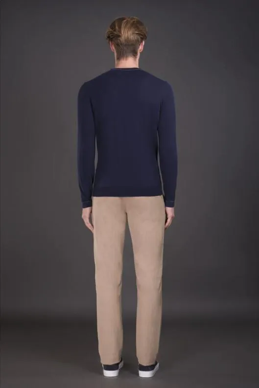MooRER Knitwear Men TRISTANDCRE Navyindaco