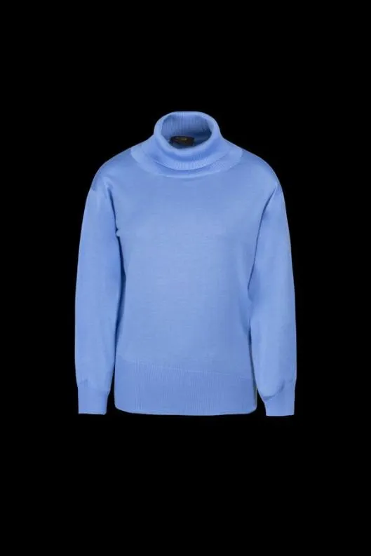 MooRER Knitwear Women AVAZEF Azzurro