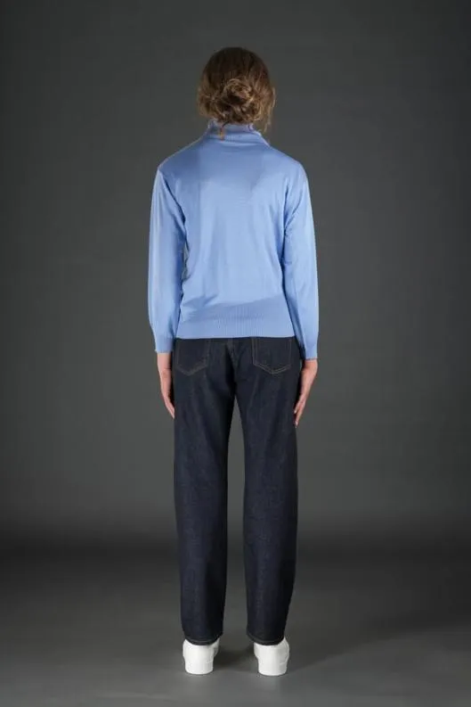 MooRER Knitwear Women AVAZEF Azzurro