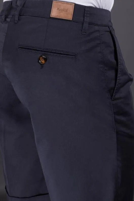 MooRER Pants Men ALICUDIKEL Navy