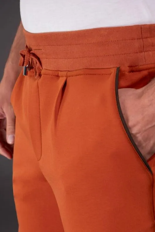 MooRER Pants Men BRODERICKIT Arancio