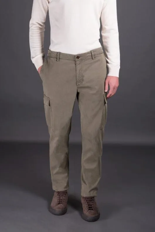 MooRER Pants Men BRODYTRK Militare
