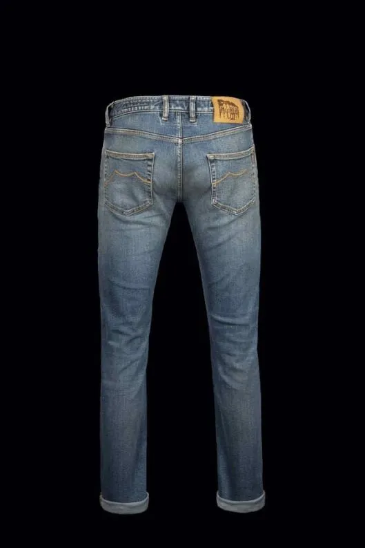 MooRER Pants Men CREDIPS705 W 9004 S COGNAC Washing 9004