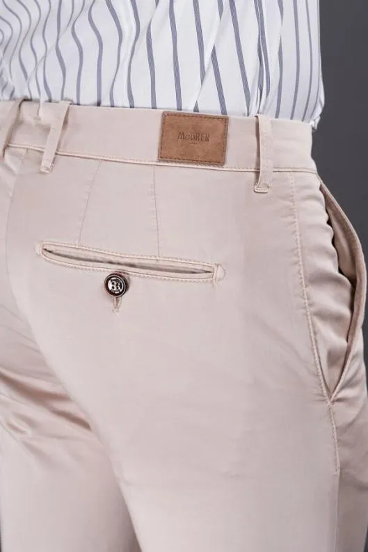 MooRER Pants Men FILICUDIKEL Mandorla